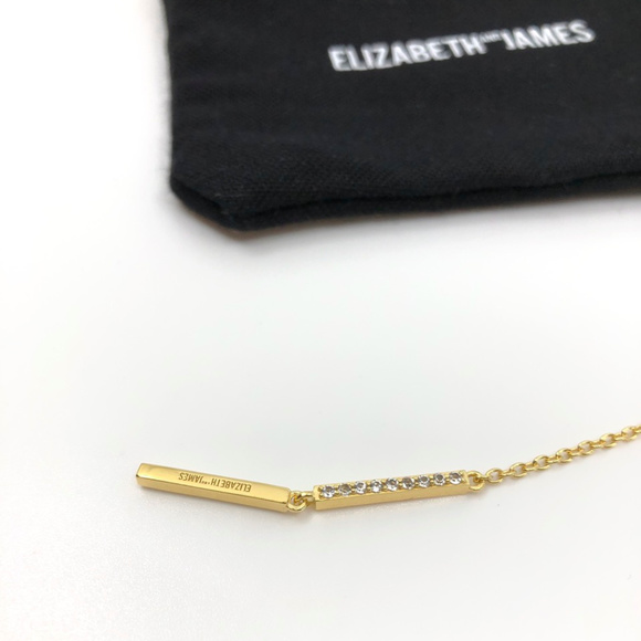 *SOLD* Elizabeth and James Topaz Lariat Necklace - Picture 5 of 8